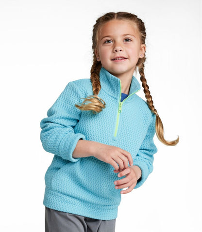 Kids' Ridgeknit Pullover, Glow-in-the-Dark Quarter-Zip - L.L.Bean Popular