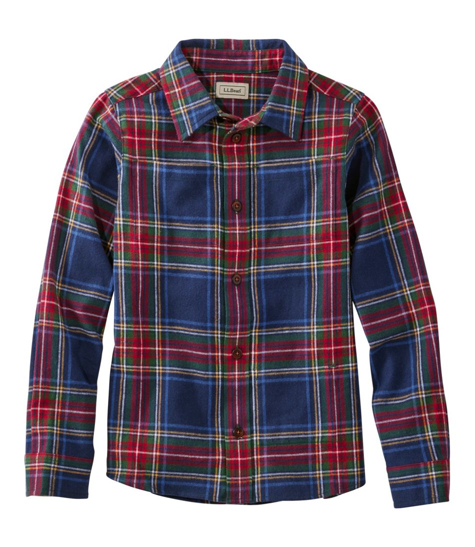 Kids' Scotch Plaid Flannel Shirt - L.L.Bean Best Seller
