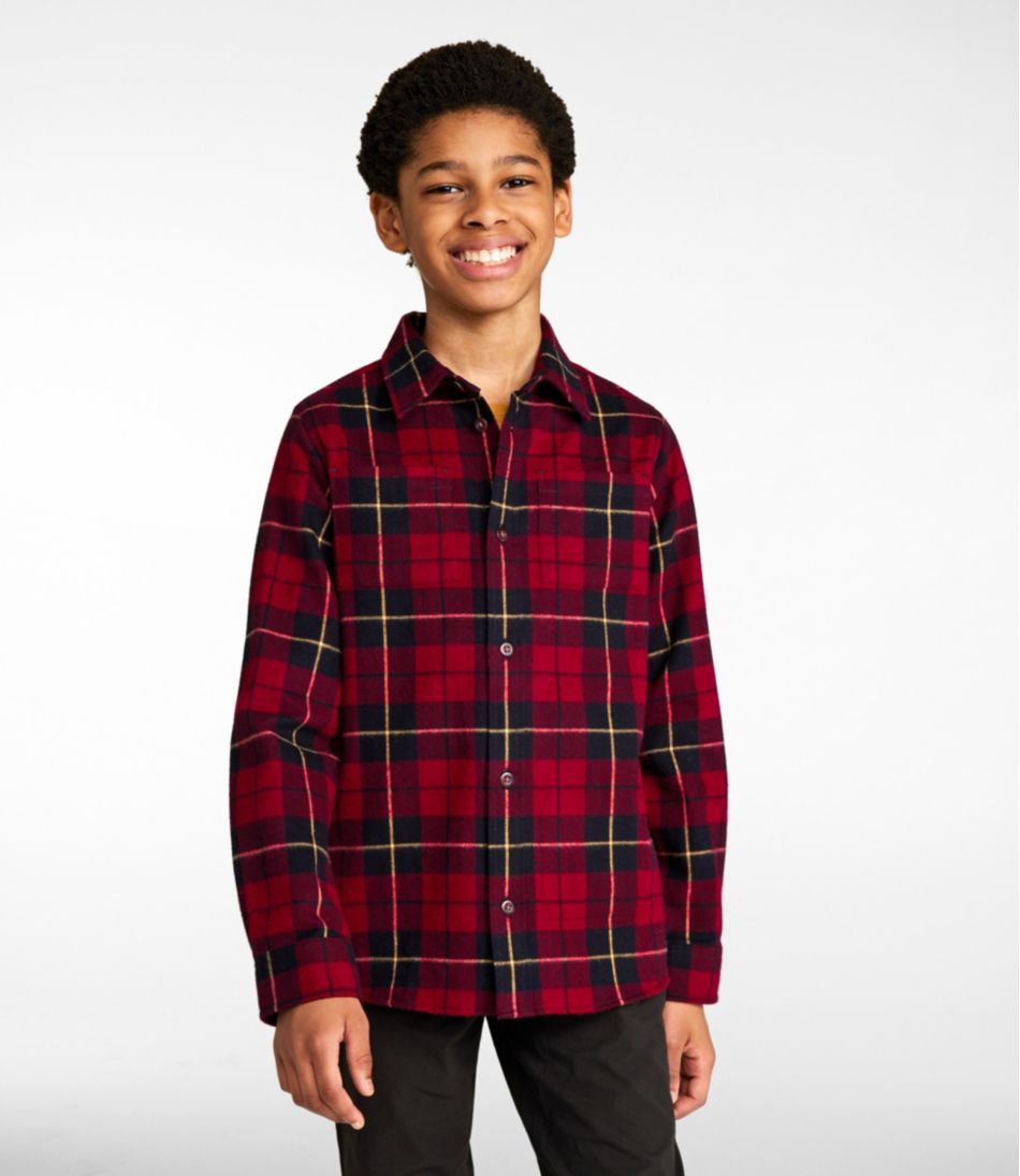 Kids' Scotch Plaid Flannel Shirt - L.L.Bean Best Seller