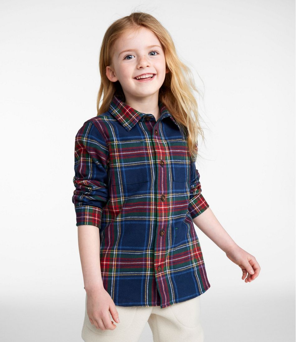 Kids' Scotch Plaid Flannel Shirt - L.L.Bean Best Seller