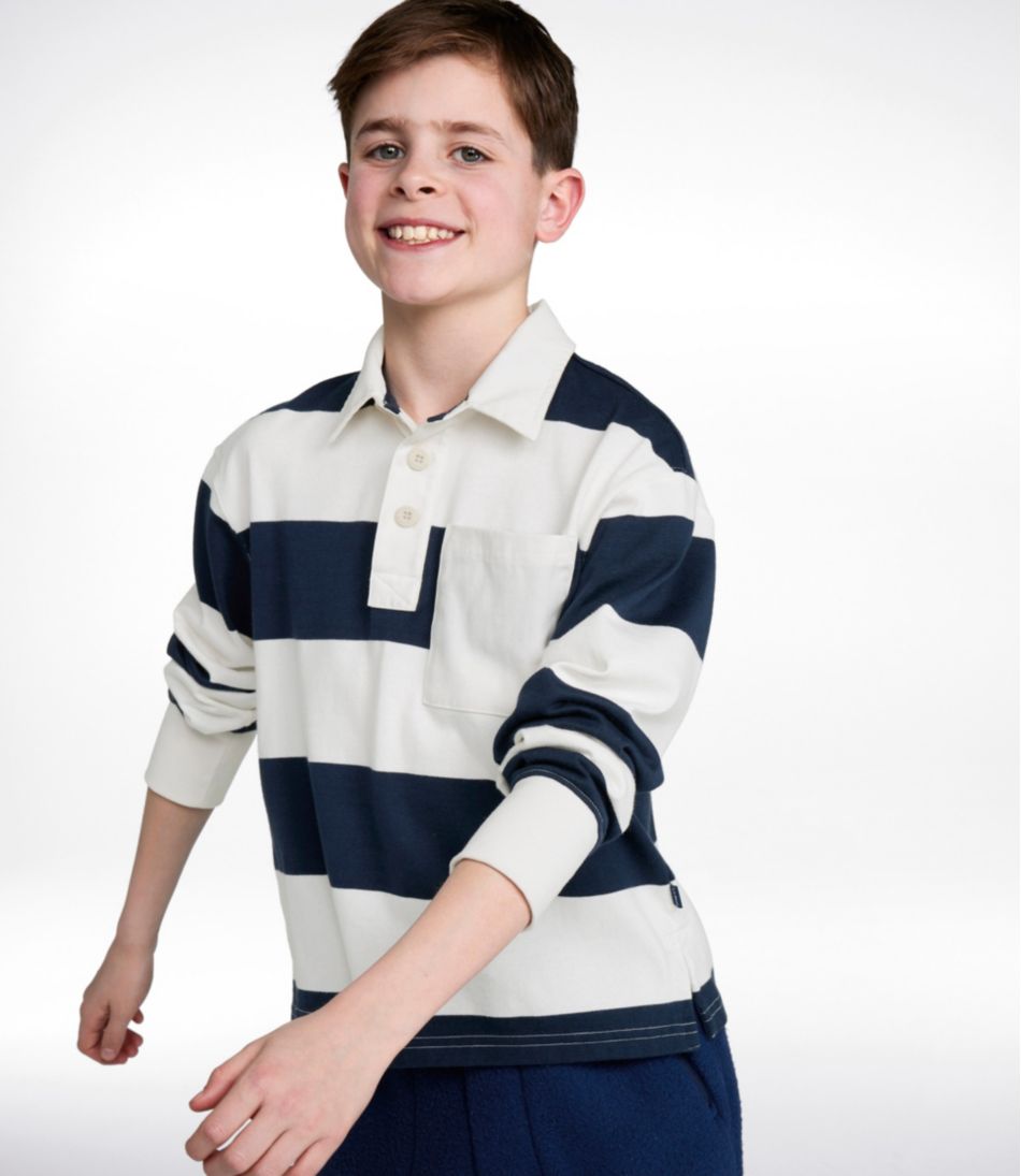 Kids' Striped Rugby Shirt - L.L.Bean Signature