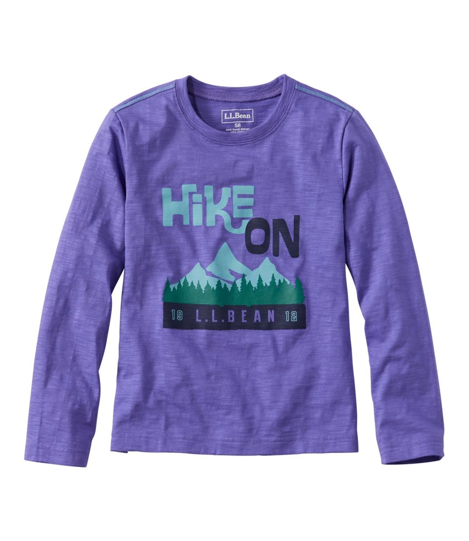 Kids' Graphic Tee, Long-Sleeve Glow-in-the-Dark - L.L.Bean Essential