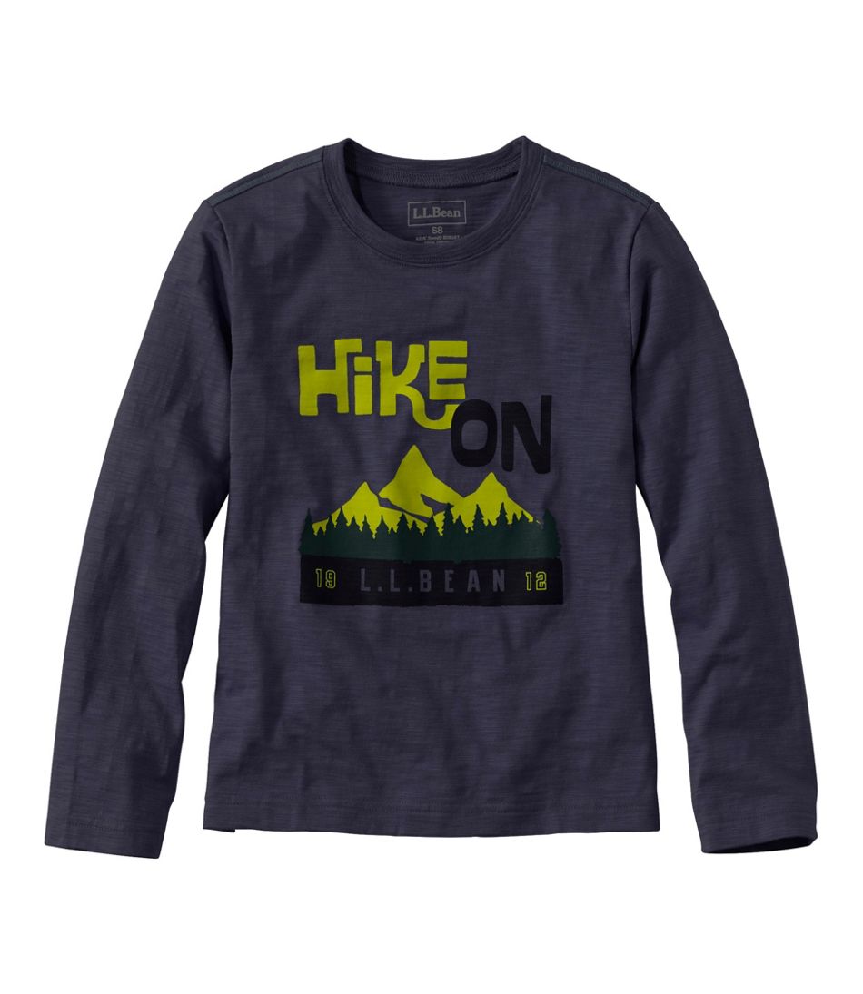 Kids' Graphic Tee, Long-Sleeve Glow-in-the-Dark - L.L.Bean Essential