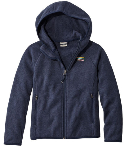 Kids' L.L.Bean Sweater Fleece, Hooded - L.L.Bean Everyday