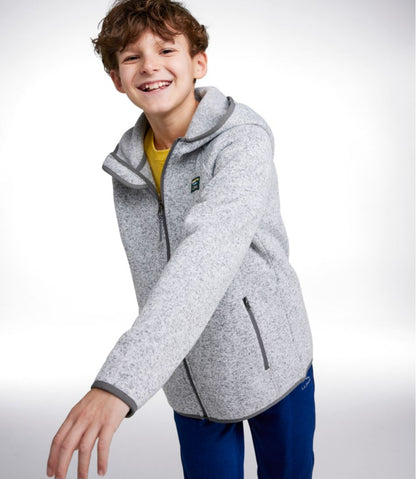 Kids' L.L.Bean Sweater Fleece, Hooded - L.L.Bean Everyday