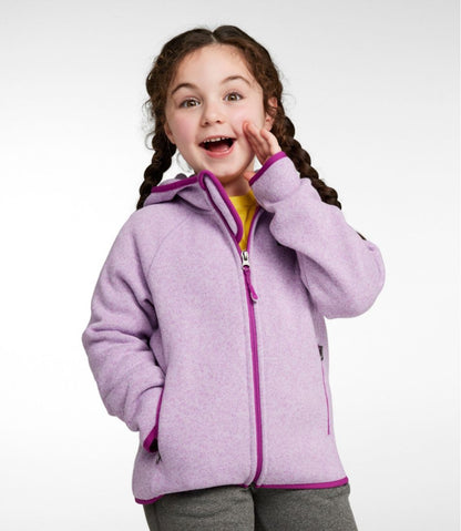 Kids' L.L.Bean Sweater Fleece, Hooded - L.L.Bean Everyday