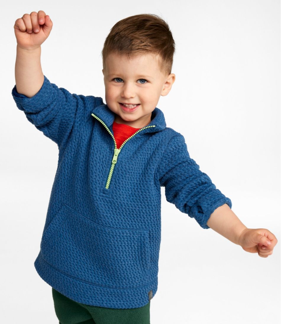 Toddlers' Ridgeknit Pullover, Glow-in-the-Dark Quarter-Zip - L.L.Bean Latest