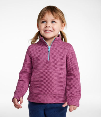 Toddlers' Ridgeknit Pullover, Glow-in-the-Dark Quarter-Zip - L.L.Bean Latest