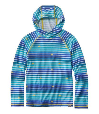 Kids' Everyday SunSmart® Hooded Tee, Long-Sleeve Stripe - L.L.Bean Top Pick