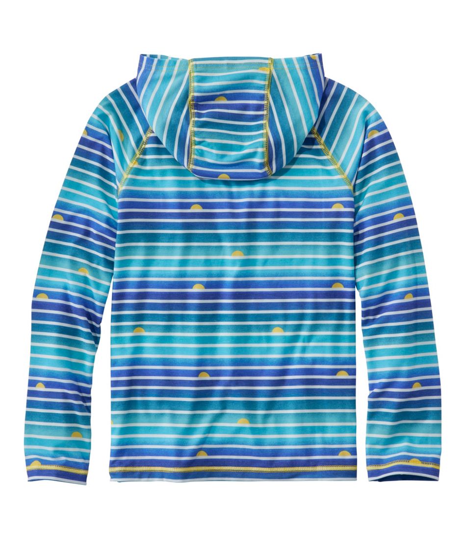 Kids' Everyday SunSmart® Hooded Tee, Long-Sleeve Stripe - L.L.Bean Top Pick