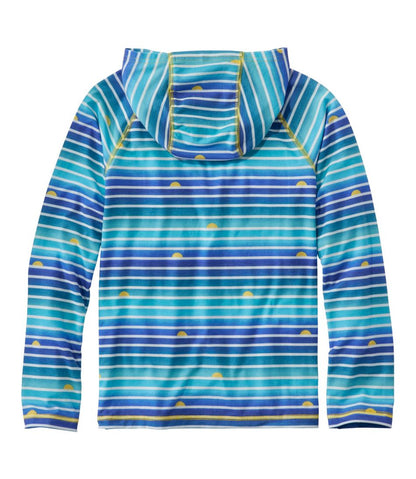 Kids' Everyday SunSmart® Hooded Tee, Long-Sleeve Stripe - L.L.Bean Top Pick
