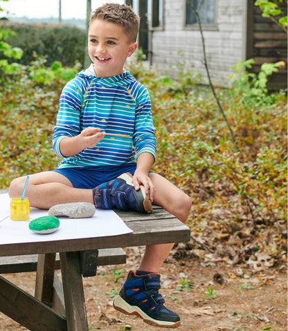 Kids' Everyday SunSmart® Hooded Tee, Long-Sleeve Stripe - L.L.Bean Top Pick