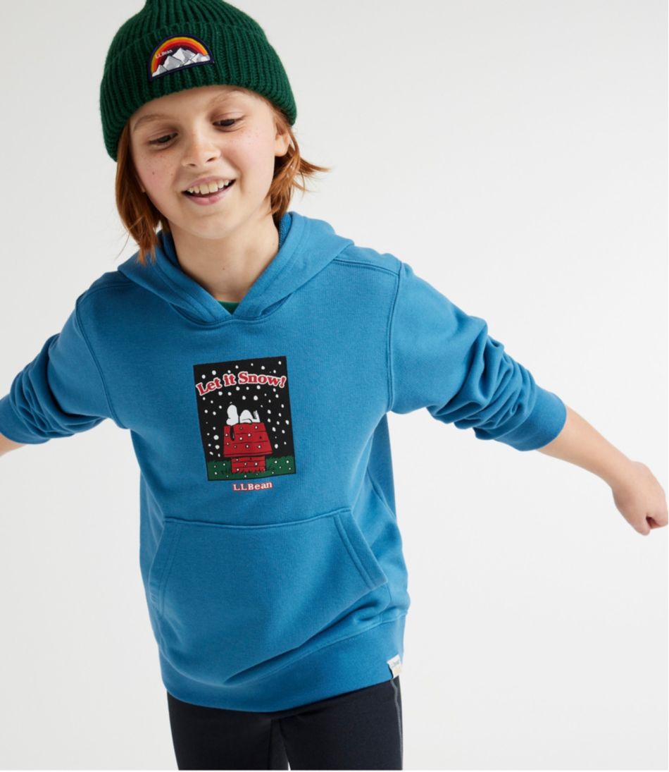 Kids' L.L.Bean x Peanuts Sweatshirt Hoodie - L.L.Bean Trending