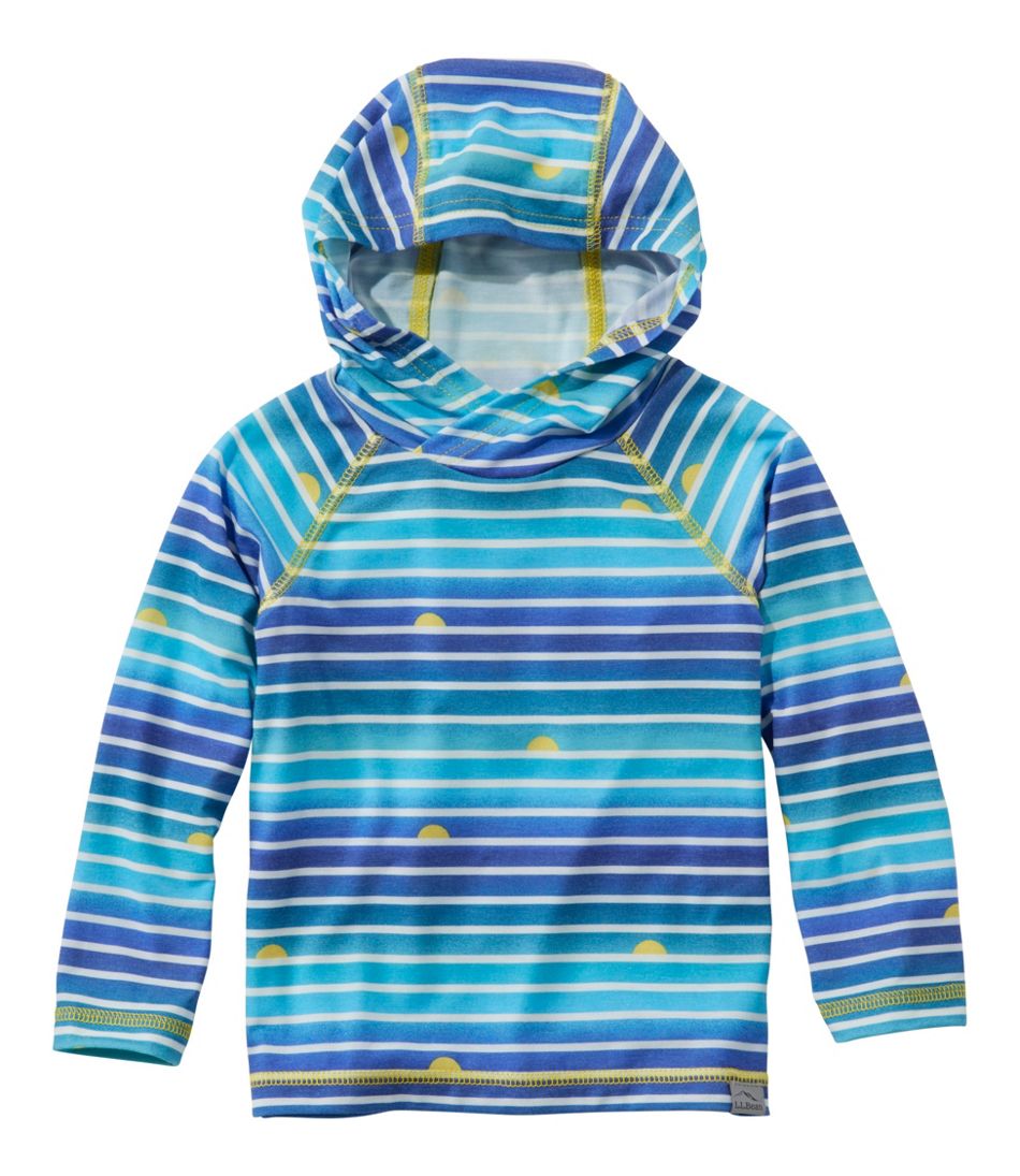 Toddlers' Everyday SunSmart® Hooded Tee, Long-Sleeve Stripe - L.L.Bean Exclusive