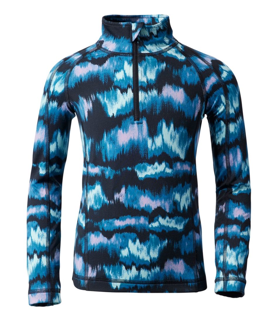 Little Kids' Wicked Warm Long Underwear, Expedition-Weight Print Top - L.L.Bean Recommended