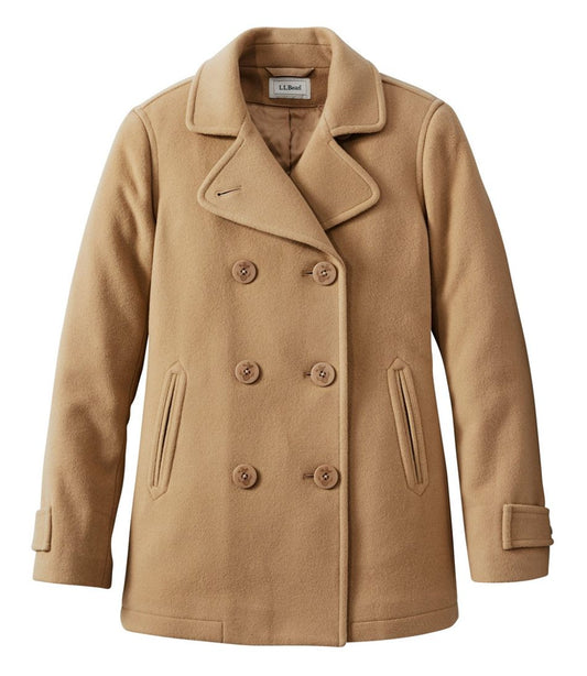 Women's Classic Lambswool Peacoat - L.L.Bean New