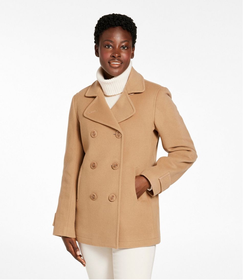 Women's Classic Lambswool Peacoat - L.L.Bean New