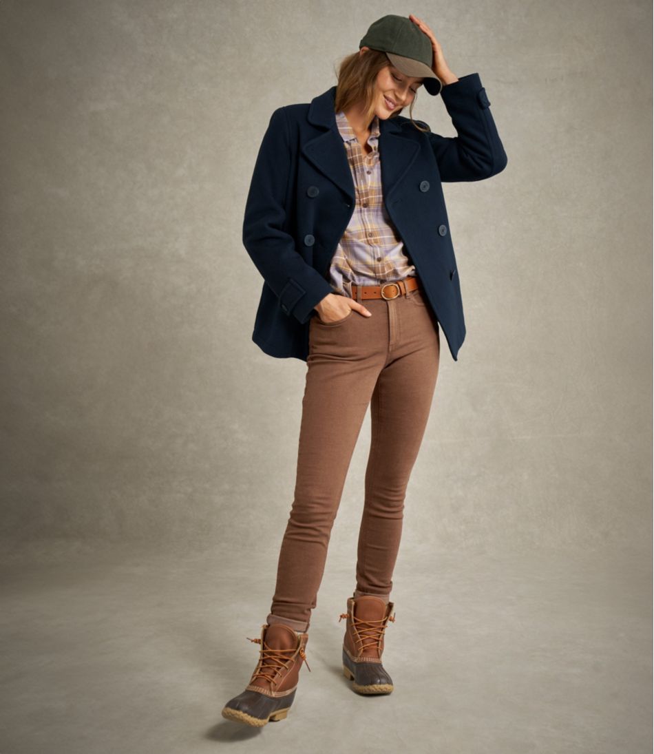 Women's Classic Lambswool Peacoat - L.L.Bean New