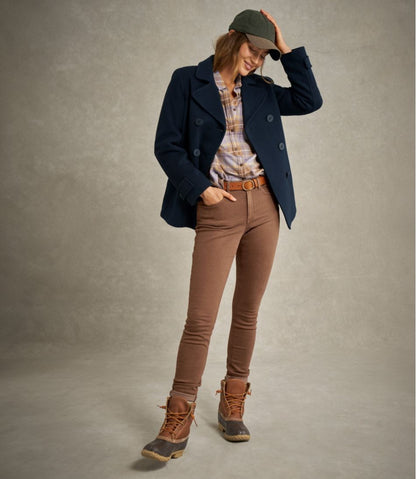 Women's Classic Lambswool Peacoat - L.L.Bean New