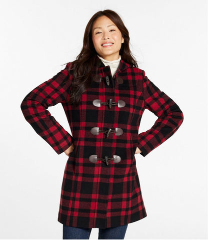 Women's Classic Lambswool Duffel Coat, Pattern - L.L.Bean Recommended