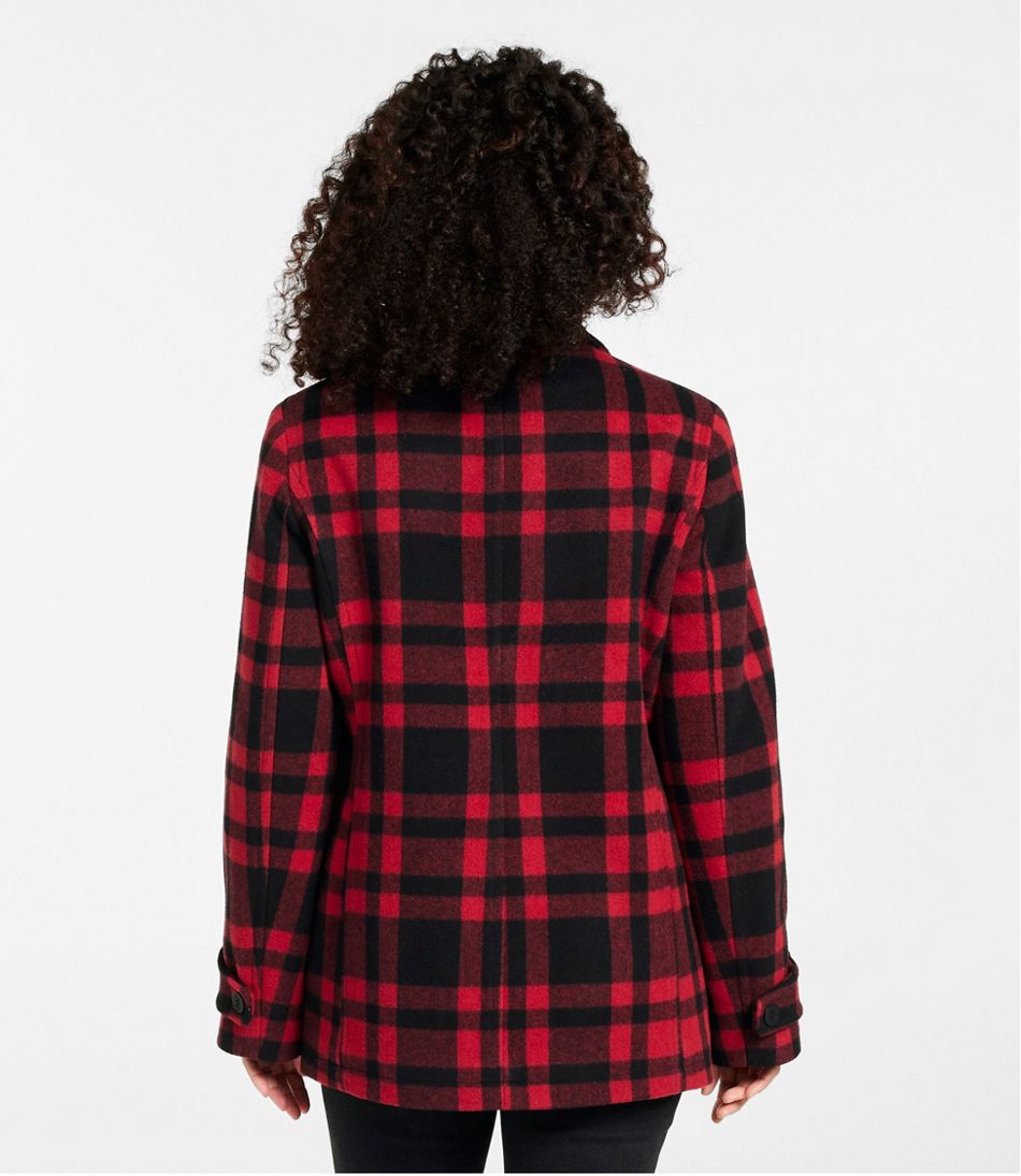 Women's Classic Lambswool Peacoat, Pattern - L.L.Bean Classic