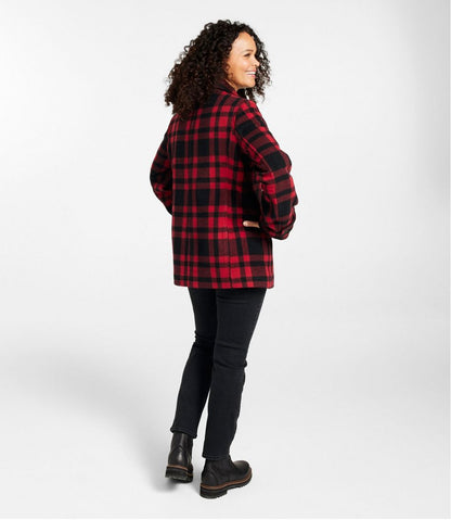 Women's Classic Lambswool Peacoat, Pattern - L.L.Bean Classic