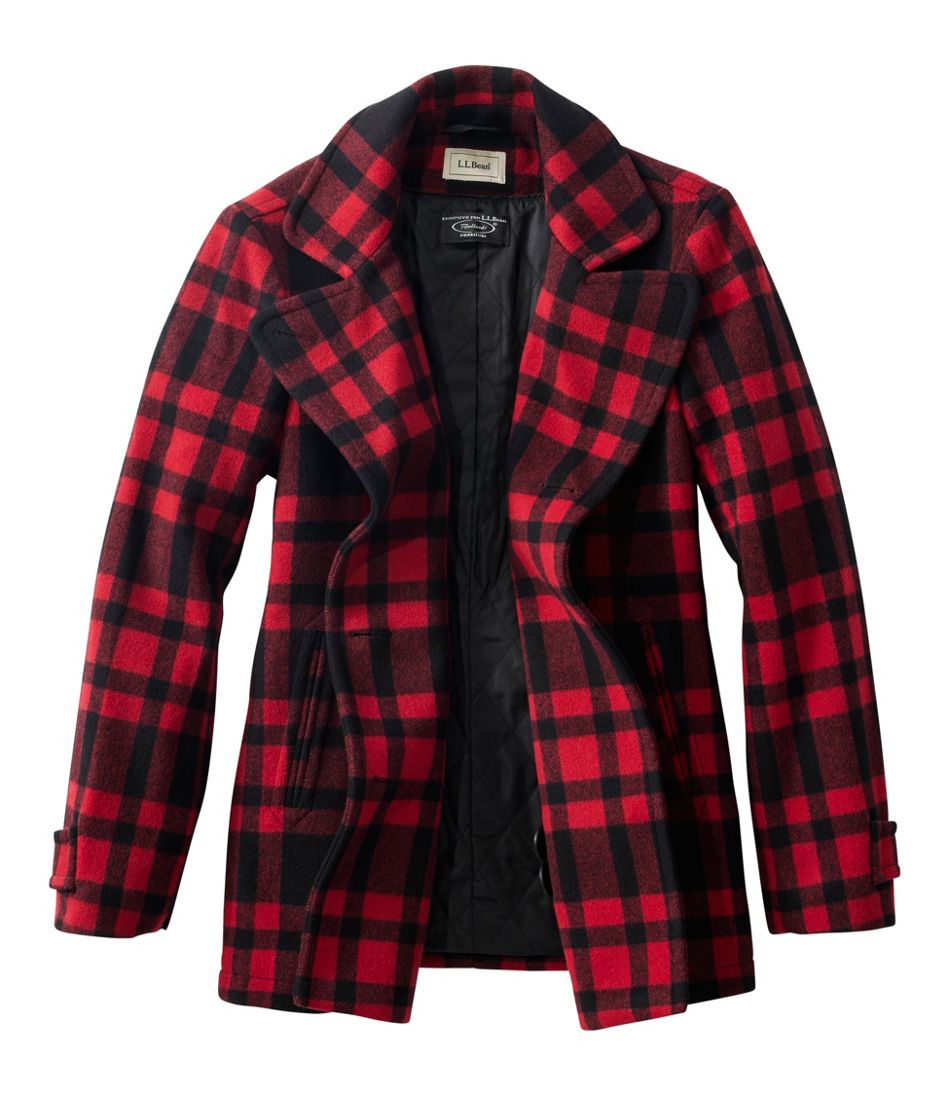 Women's Classic Lambswool Peacoat, Pattern - L.L.Bean Classic