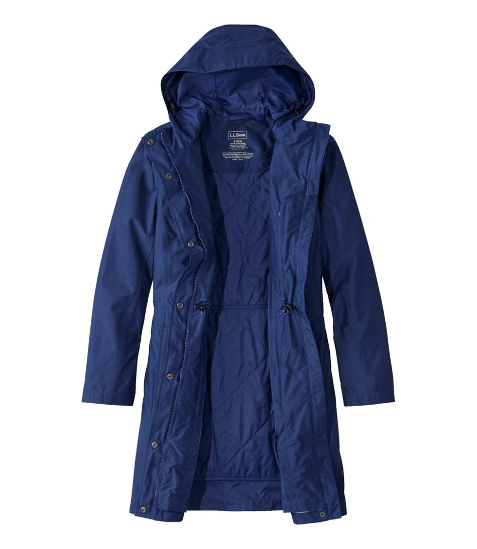 Women's H2OFF Raincoat, PrimaLoft-Lined - L.L.Bean Great Value