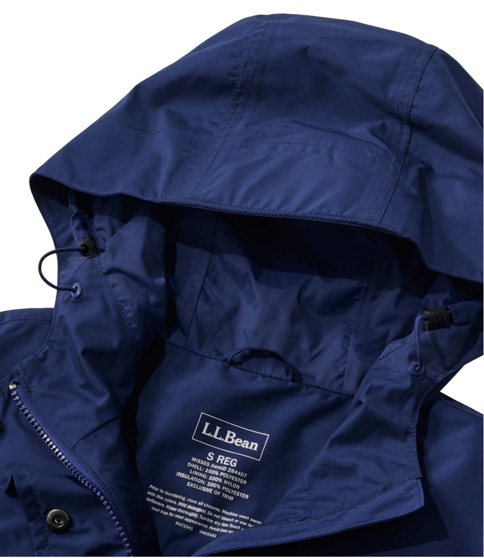 Women's H2OFF Rain Jacket, PrimaLoft-Lined - L.L.Bean Premium