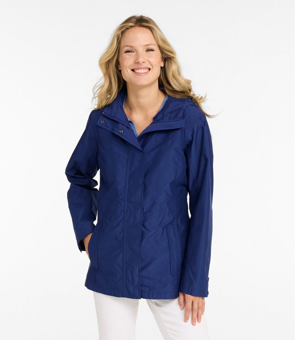 Women's H2OFF Rain Jacket, PrimaLoft-Lined - L.L.Bean Premium