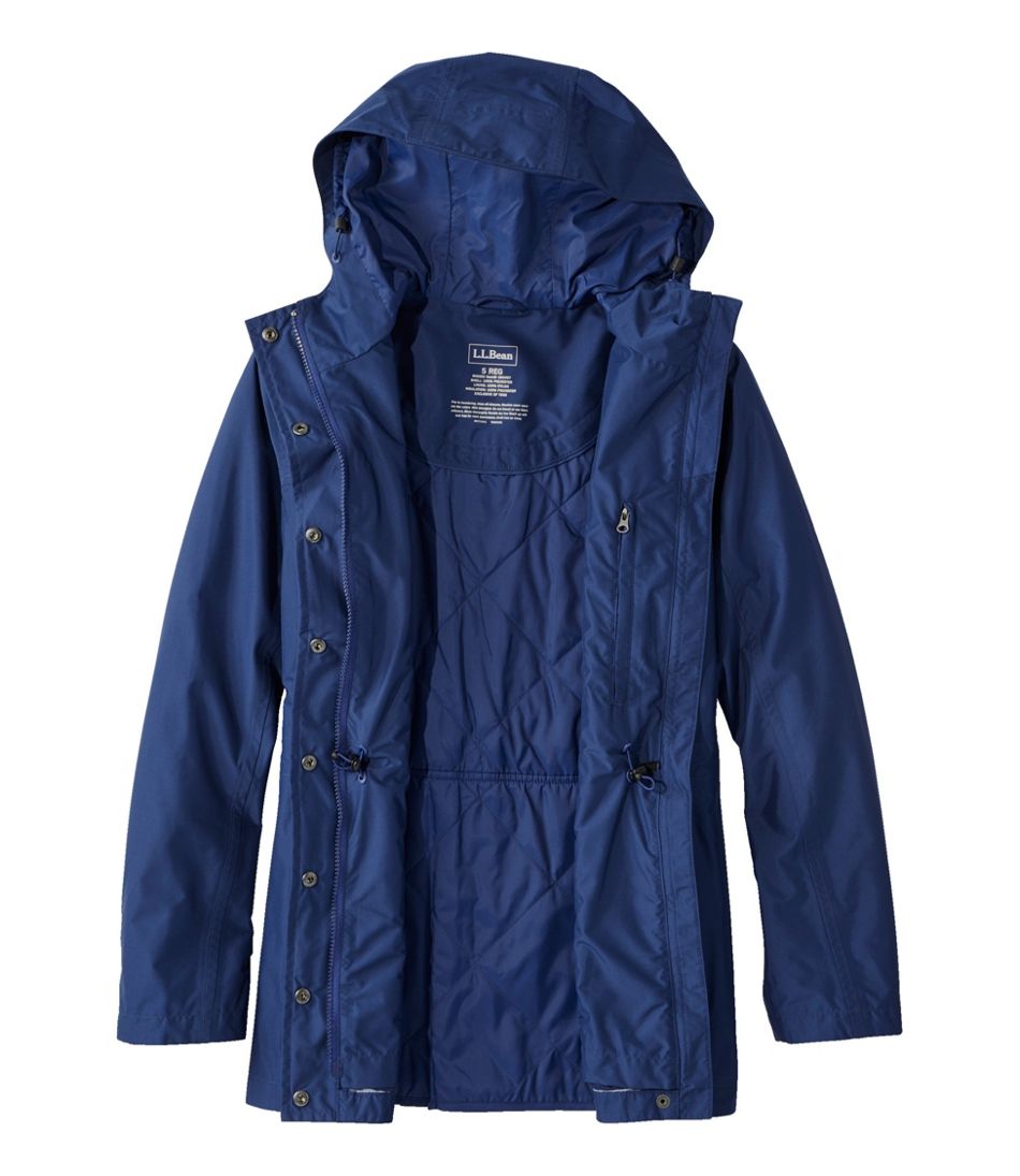 Women's H2OFF Rain Jacket, PrimaLoft-Lined - L.L.Bean Premium