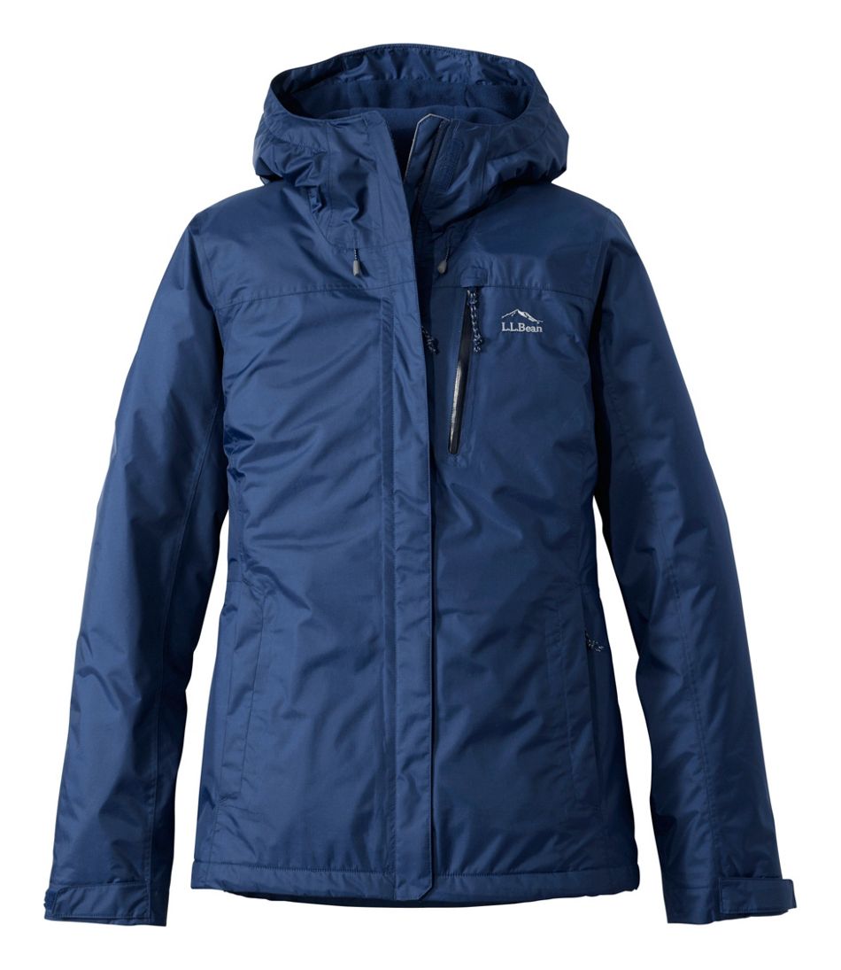 Women's Trail Model Rain Jacket, Fleece-Lined - L.L.Bean Best Seller
