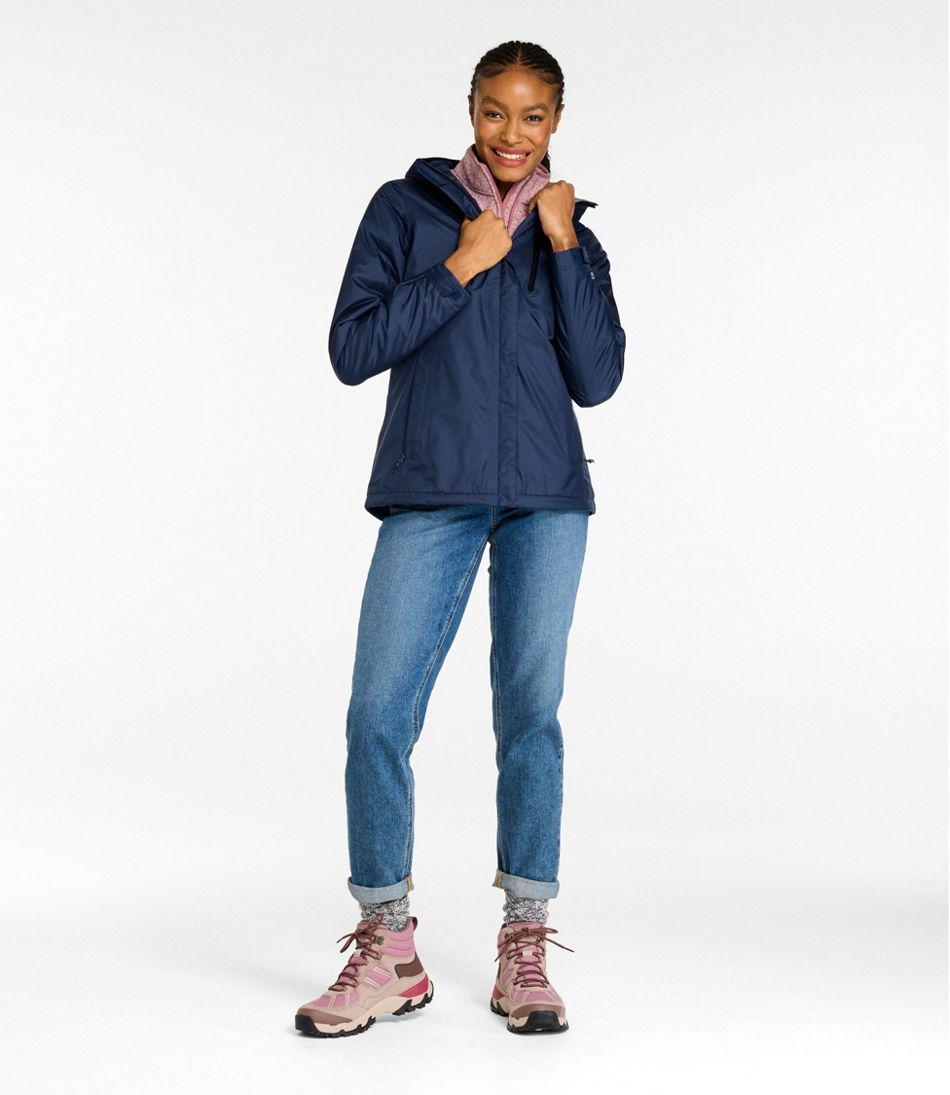 Women's Trail Model Rain Jacket, Fleece-Lined - L.L.Bean Best Seller