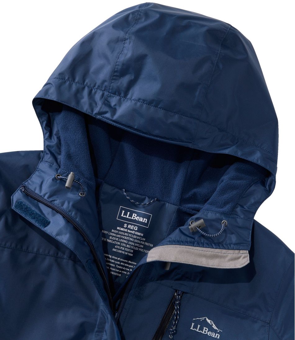 Women's Trail Model Rain Jacket, Fleece-Lined - L.L.Bean Best Seller