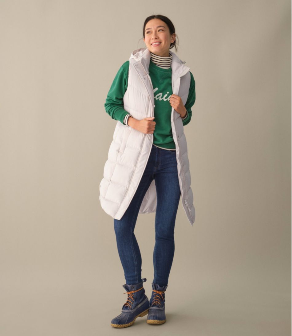 Women's Popham Puffer Long Vest - L.L.Bean Top Pick