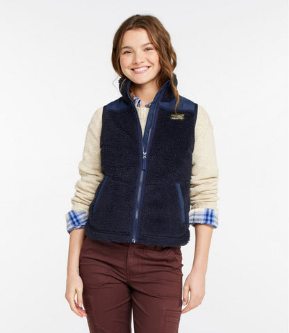 Women's Bean's Sherpa Fleece Vest - L.L.Bean New