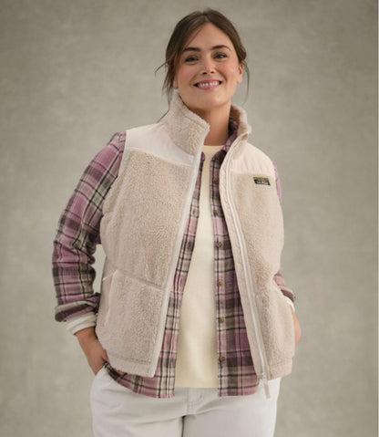 Women's Bean's Sherpa Fleece Vest - L.L.Bean New