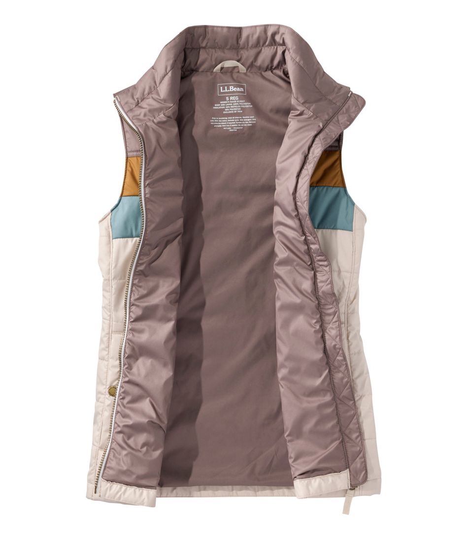 Women's Mountain Classic Puffer Vest, Colorblock - L.L.Bean Popular