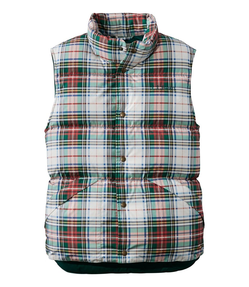 Adults' Bean's Trail Model Down Vest '82, Print - L.L.Bean Classic