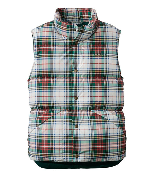 Adults' Bean's Trail Model Down Vest '82, Print - L.L.Bean Classic