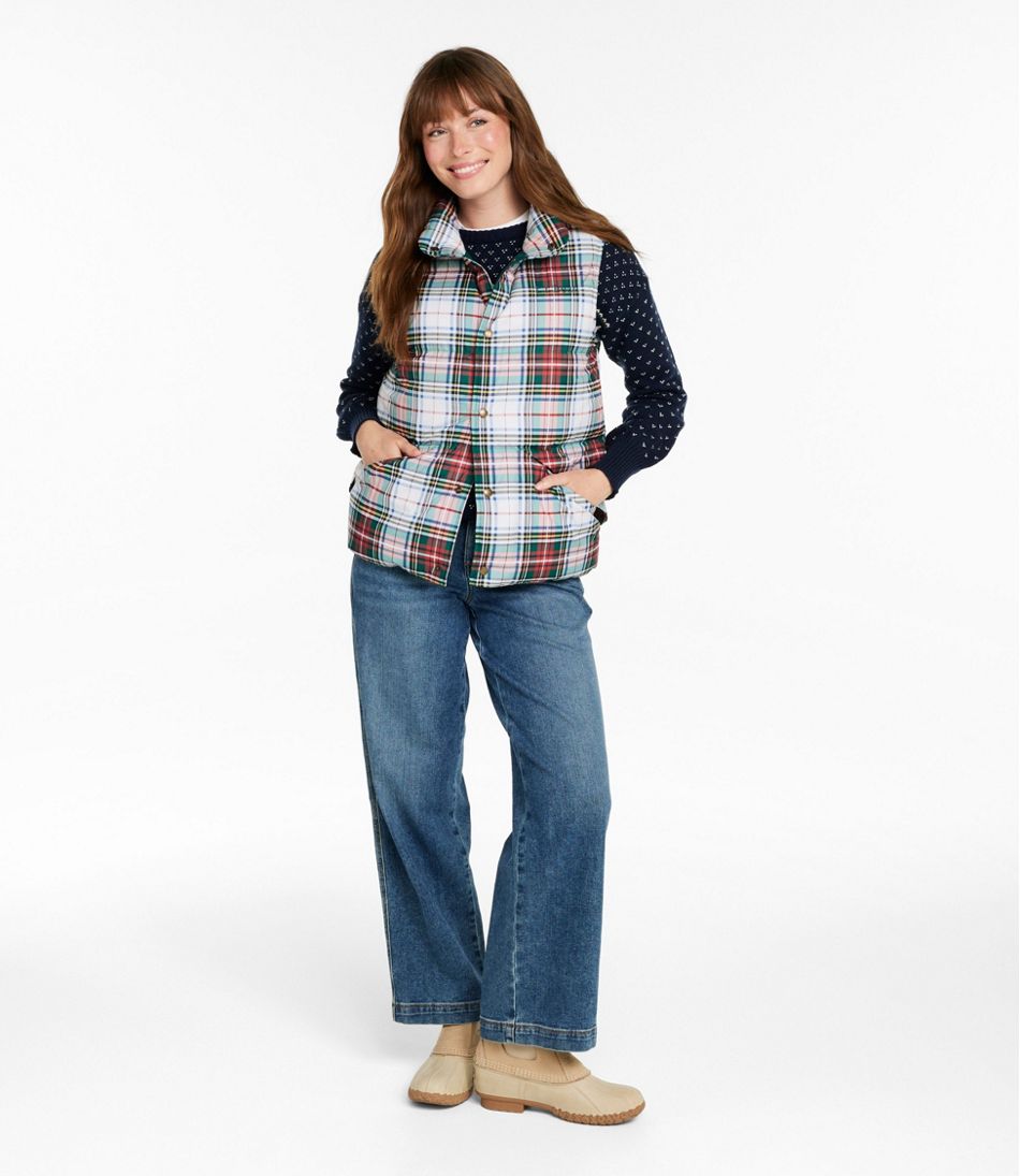 Adults' Bean's Trail Model Down Vest '82, Print - L.L.Bean Classic