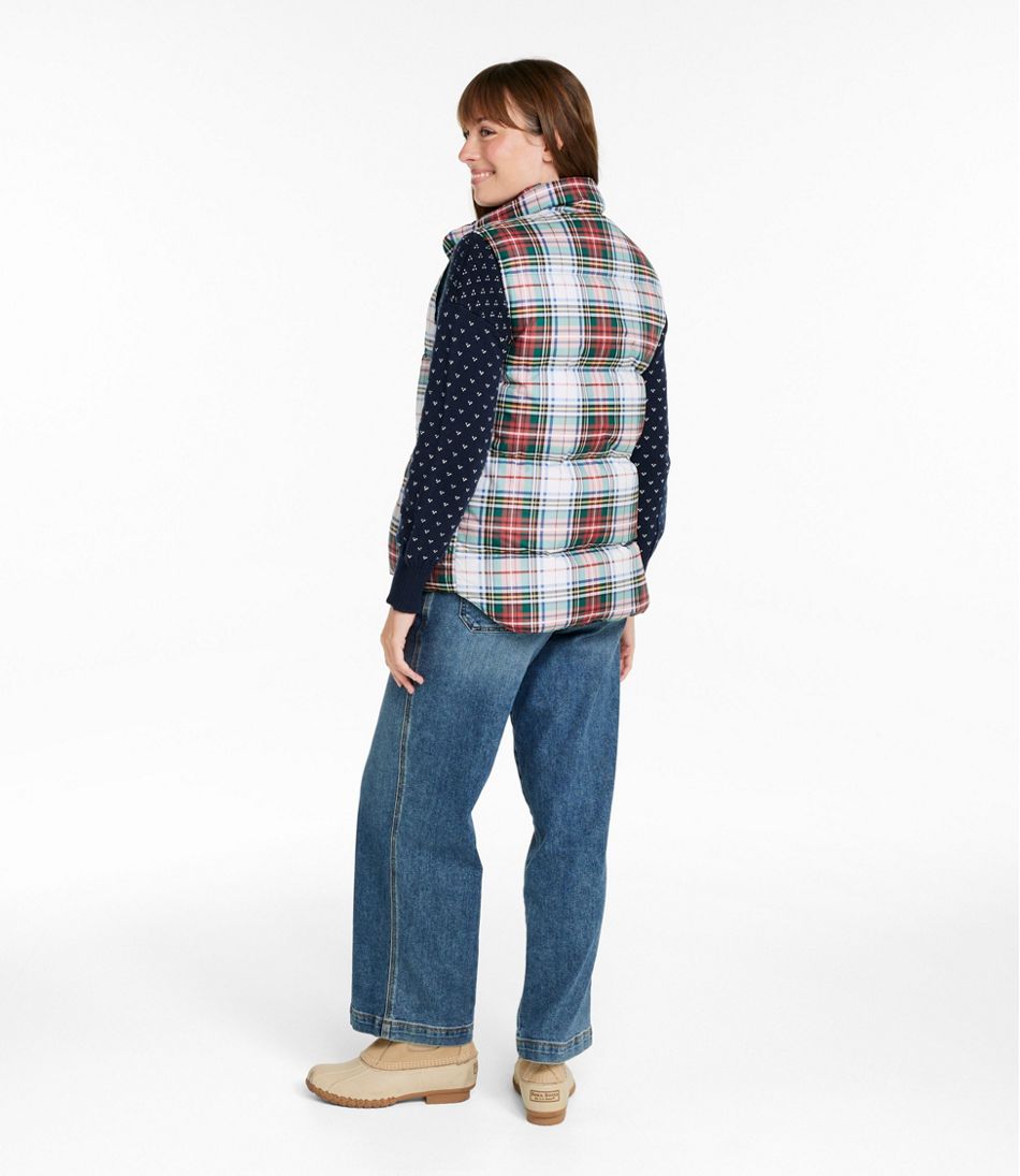 Adults' Bean's Trail Model Down Vest '82, Print - L.L.Bean Classic