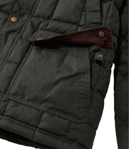Men's Upcountry Waxed Down Hooded Jacket - L.L.Bean Signature