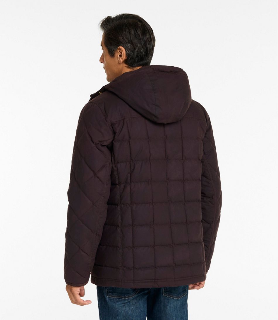 Men's Upcountry Waxed Down Hooded Jacket - L.L.Bean Signature