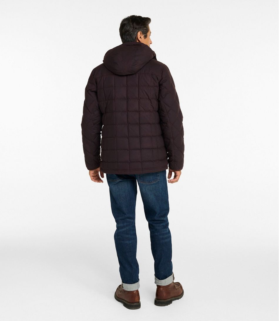 Men's Upcountry Waxed Down Hooded Jacket - L.L.Bean Signature