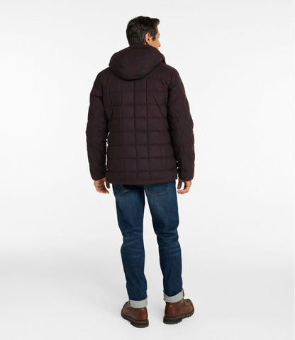 Men's Upcountry Waxed Down Hooded Jacket - L.L.Bean Signature