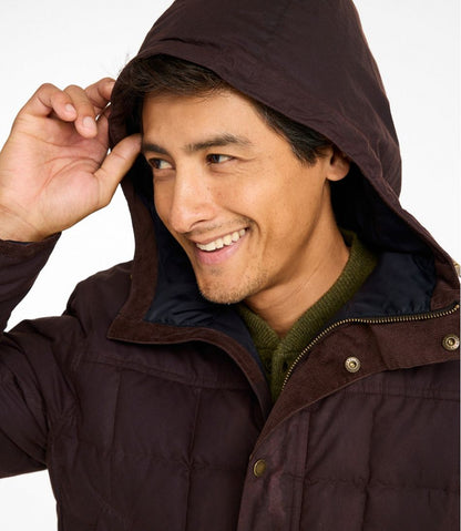 Men's Upcountry Waxed Down Hooded Jacket - L.L.Bean Signature