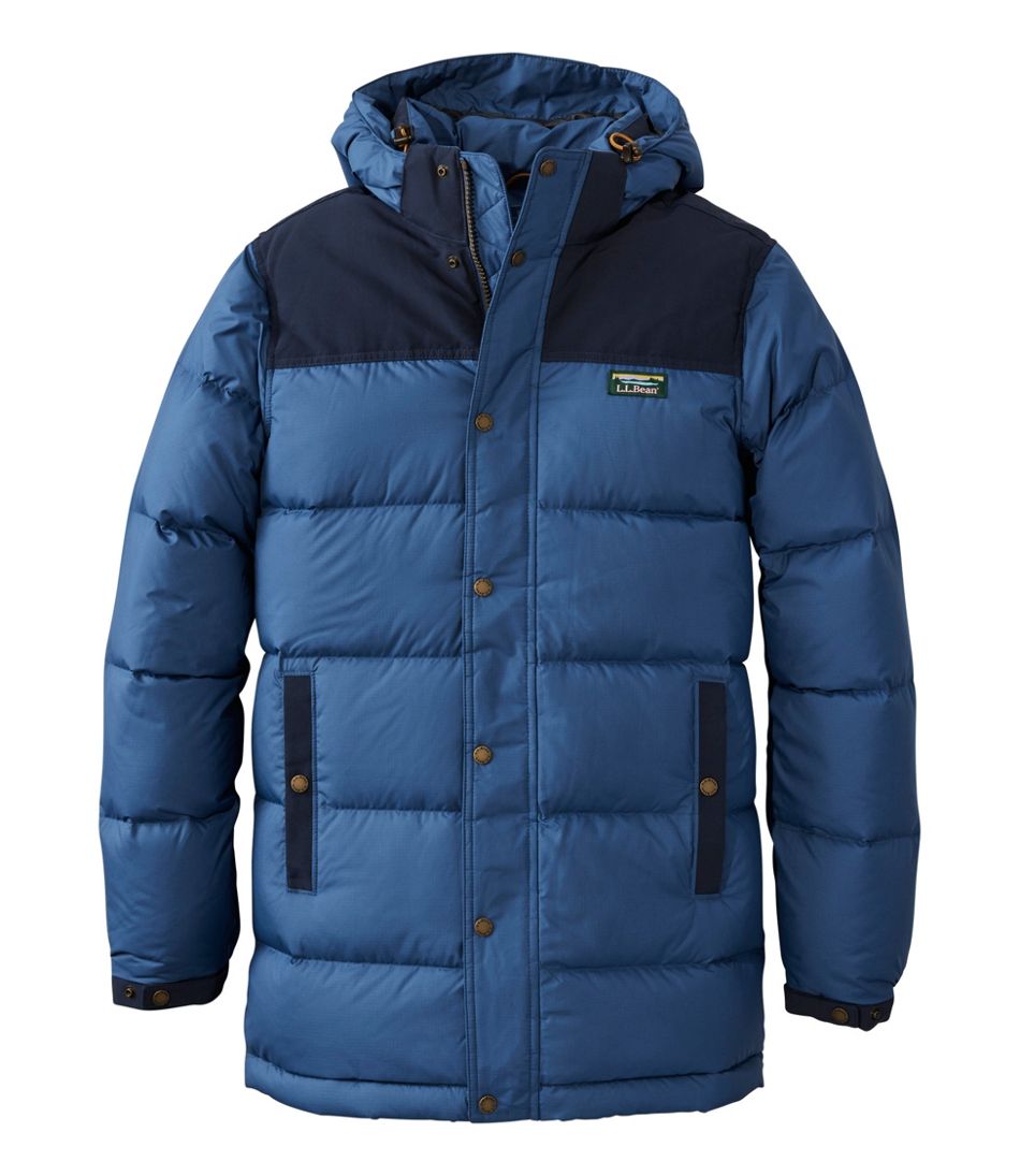 Men's Mountain Classic Down Parka, Colorblock - L.L.Bean Top Pick