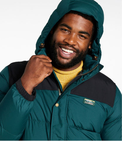 Men's Mountain Classic Down Parka, Colorblock - L.L.Bean Top Pick