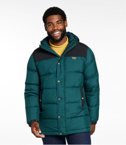 Men's Mountain Classic Down Parka, Colorblock - L.L.Bean Top Pick